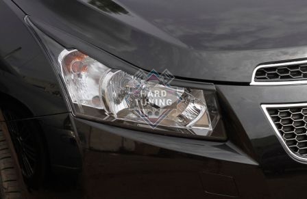 Накладки на передние фары Chevrolet Cruze I 2012-2014