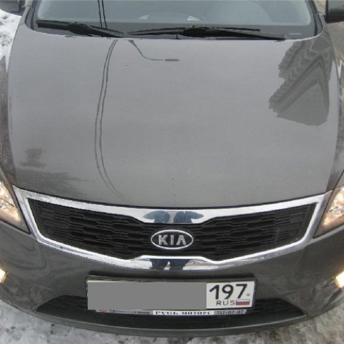 Накладки на фары с прорезями KIA Ceed/ProCeed 2010-2012