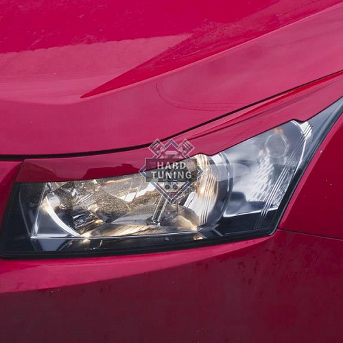 Накладки на фары Street (фигурные) Chevrolet Cruze 2008-2014