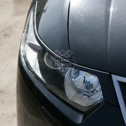 Накладки на фары длинные Honda Accord 8 (2008-2013)
