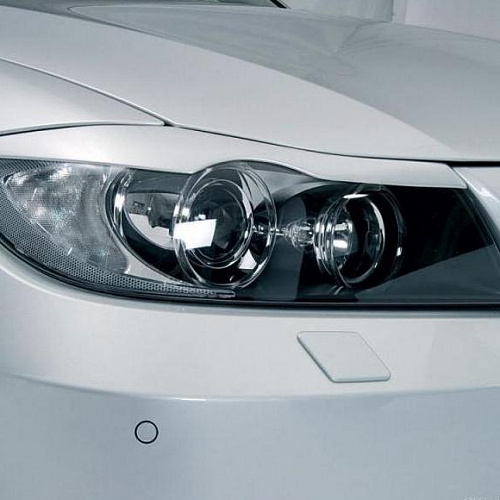 Накладки на фары BMW E90 2005-2012 АБС пластик