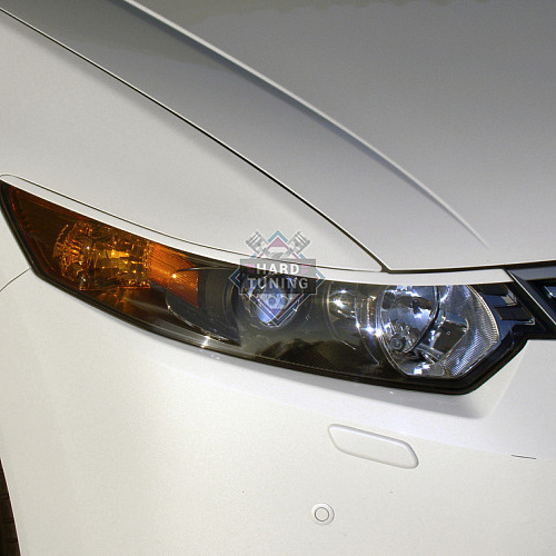 Накладки на фары узкие Honda Accord 8 (2008-2013)
