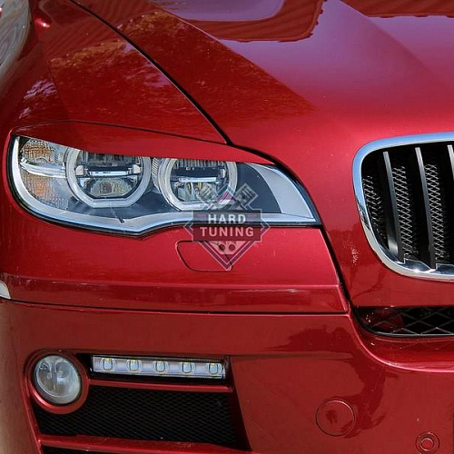 Накладки на передние фары LUMMA BMW X6 E71 (LED оптика)