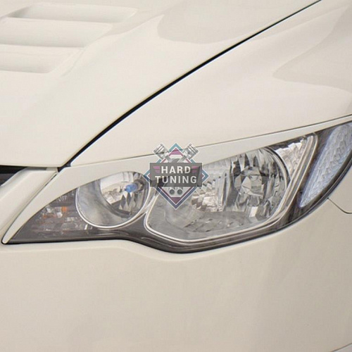 Накладки на фары фигурные Honda Civic 8 4D 2006-2011