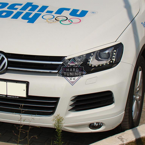 Накладки на фары VW Touareg (2 gen) (2010-2015)