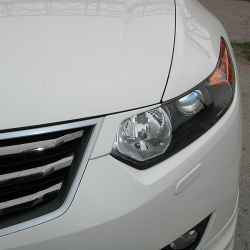 Накладки на фары короткие Honda Accord 8 (2008-2013)