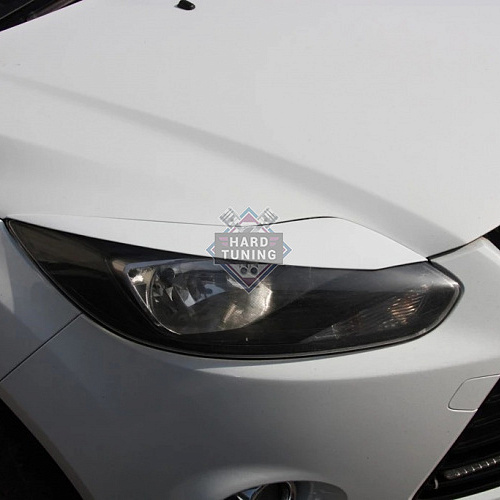Накладки на фары узкие Ford Focus 3 дорестайлинг