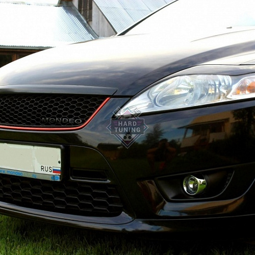 Накладки на передние фары Ford Mondeo 4 стеклопластик