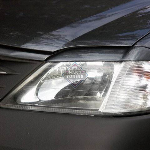 Накладки на фары Renault Logan