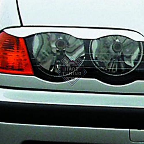 Накладки на фары с вырезами BMW E46 седан дорестайл