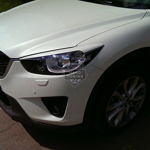 Накладки на фары широкие Mazda CX-5 2011-2015